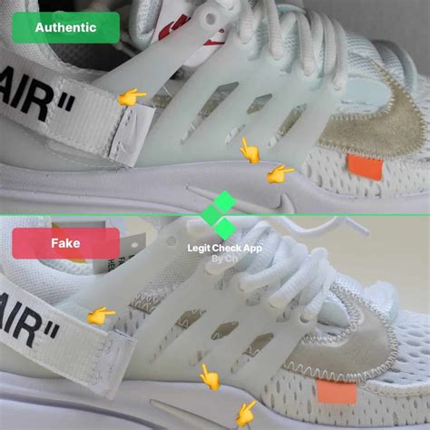 nike off white presto white real vs fake|Real vs Replica Off White Nike Air Presto .